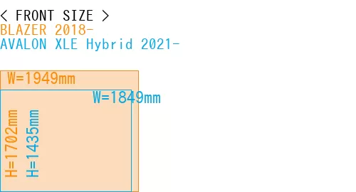#BLAZER 2018- + AVALON XLE Hybrid 2021-